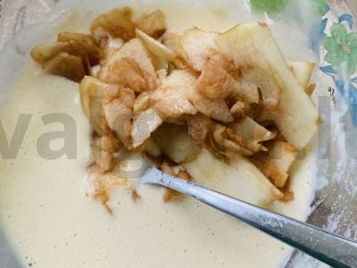 Itališkas obuolių pyragas iš ryžių miltų Žingsnis 4