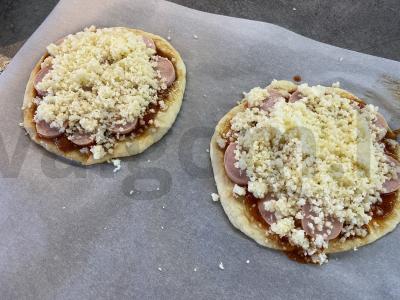Kūdikių mini picos be kečupo ir majonezo Žingsnis 3