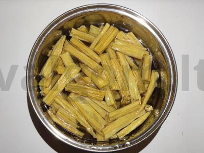 Šparagų salotos su korėjietiškomis morkomis Žingsnis 1