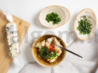 Kukurūzai ir kalendros Žingsnis 1