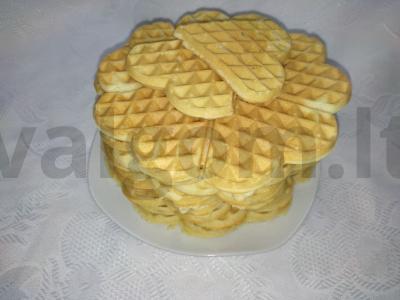 Aromatingi naminiai vafliai pagrindine nuotrauka