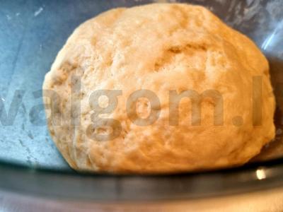 Hachapuri Adžarijos stiliaus su suluguni Žingsnis 1