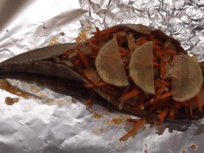 Sveika skumbrė su daržovėmis Žingsnis 2