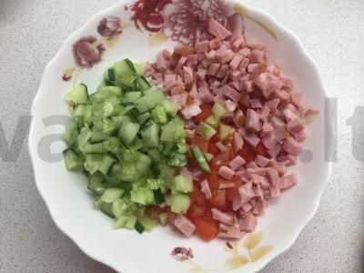 Korėjietiškų morkų tartaletės Žingsnis 1