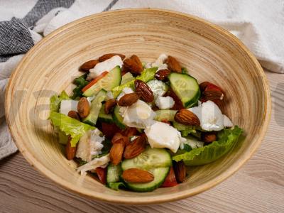 Žuvies salotos su migdolais. Žingsnis 4