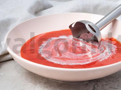 Braškių ir mangų kokteilis Žingsnis 2