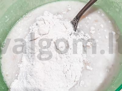 Plikyti blyneliai "Vaikystės skonis" Žingsnis 3