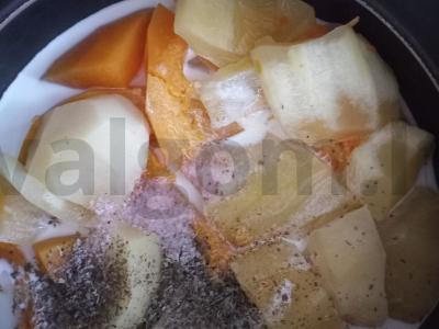 Sveika moliūgų tyrės sriuba Žingsnis 3