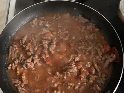 Bolonijos makaronai su itališkomis žolelėmis Žingsnis 3