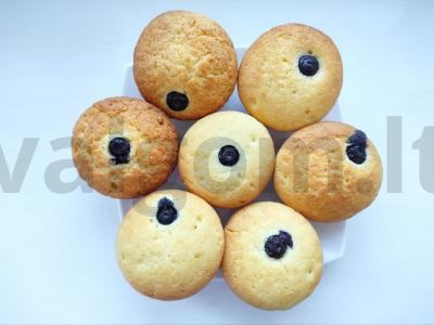 Ryžių miltų keksiukai pagrindine nuotrauka