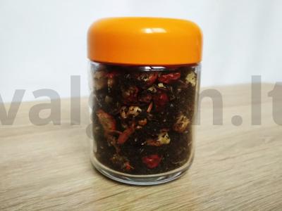 Erškėtuogių ir graikinių riešutų arbata Žingsnis 2