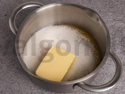 Tula meduoliai su virintu sutirštintu pienu Žingsnis 1