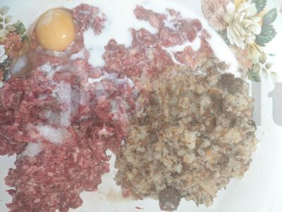 Kotletai be svogūnų Žingsnis 2
