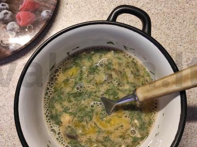 Omletas su vištiena ir daržovėmis sojų padaže Žingsnis 2