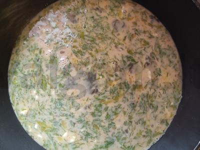 Omletas su vištiena ir daržovėmis sojų padaže Žingsnis 3