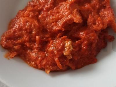 Makaronai pomidorų ir grietinės padaže Žingsnis 7