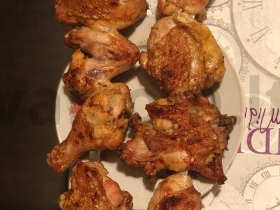 Vištienos kebabas alyvuogių aliejaus marinate Žingsnis 3