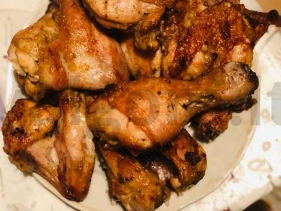 Vištienos kebabas alyvuogių aliejaus marinate pagrindine nuotrauka