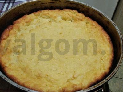 Varškės apkepas su manų kruopomis pagal mamos receptą Žingsnis 2