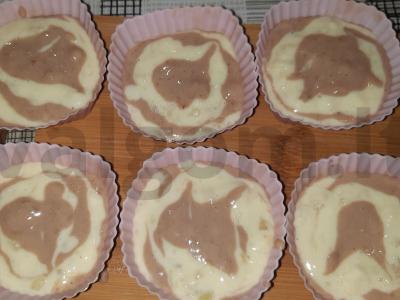 Zebro keksiukai su minkšta varške ir bananais Žingsnis 6