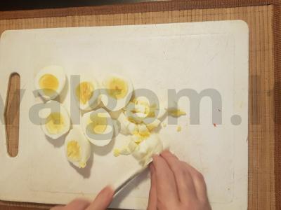 Kaimiškos krabų salotos Žingsnis 4