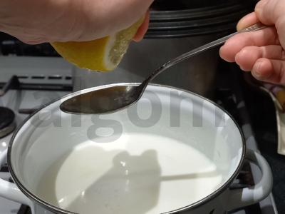 Pieno varškė Žingsnis 2