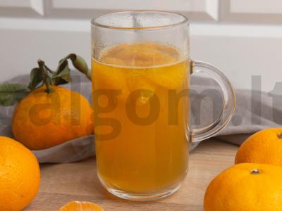 Mandarinų kompotas su cukranendrių cukrumi Žingsnis 4