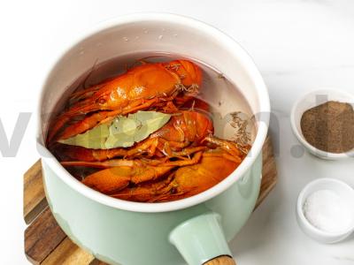 Alaus sriuba su vėžiais Žingsnis 1