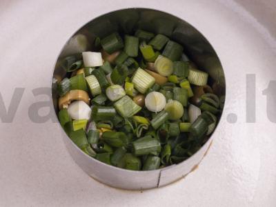 Žuvies pašteto salotos su alyvuogėmis Žingsnis 6