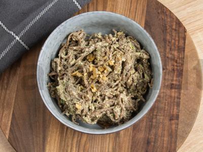 Soba su avokadu ir varškės sūriu Žingsnis 6