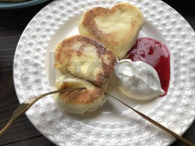 Sūrio pyrago širdelės su džemu pagrindine nuotrauka