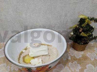 cukrumi apvoliotos bandelės Žingsnis 1