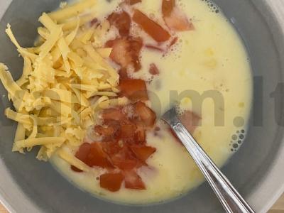 Omletas "Kaip viešbutyje" Žingsnis 3