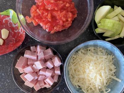 Sūrus makaronų troškinys Žingsnis 1