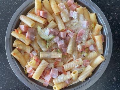 Sūrus makaronų troškinys Žingsnis 5