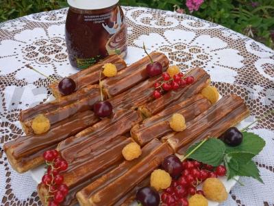 Pieniško šokolado churros pagrindine nuotrauka