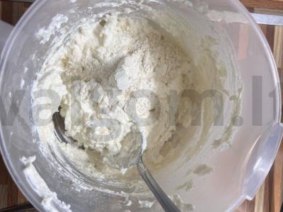 Oro varškės sūreliai Žingsnis 2