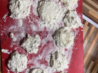 Oro varškės sūreliai Žingsnis 3