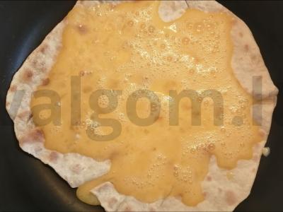 Kiaušinienė, "Stebuklingas patiekalas". Žingsnis 2