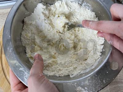 Smėlio sausainiai su džemu Žingsnis 1