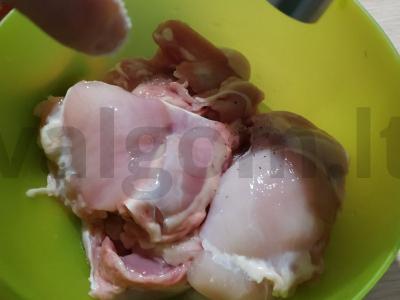 Sultinga vištiena su česnakais Žingsnis 2