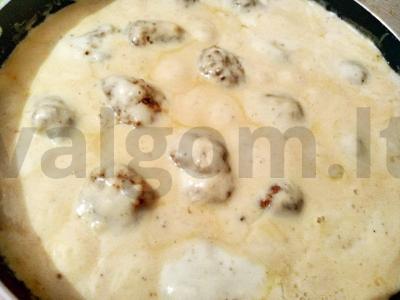 Mėsos kukuliai su bešamelio padažu Žingsnis 3