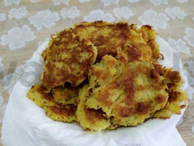 Bulviniai blynai iš kukurūzų miltų Žingsnis 5