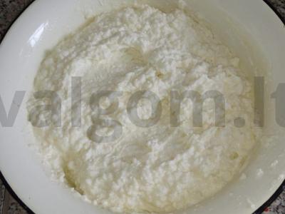 Varškės apkepas kaip vaikystėje Žingsnis 2