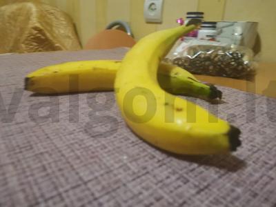 Bananų padalijimas Žingsnis 1