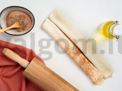 Sausainiai "Cukriniai širdelės". Žingsnis 1