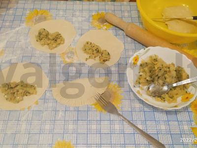 Chebureks "Pasninko laikotarpiui" Žingsnis 5