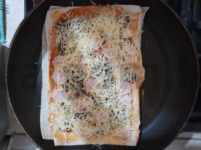 Greita pita pica su grybais Žingsnis 5