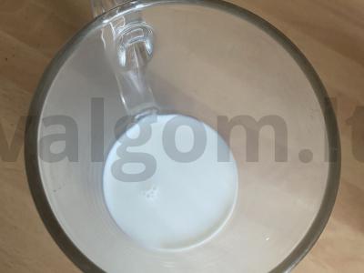 Labai kaloringa "Rainbow Mood" kava. Žingsnis 3