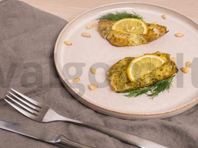 Ešerys, keptas su pesto padažu Žingsnis 5